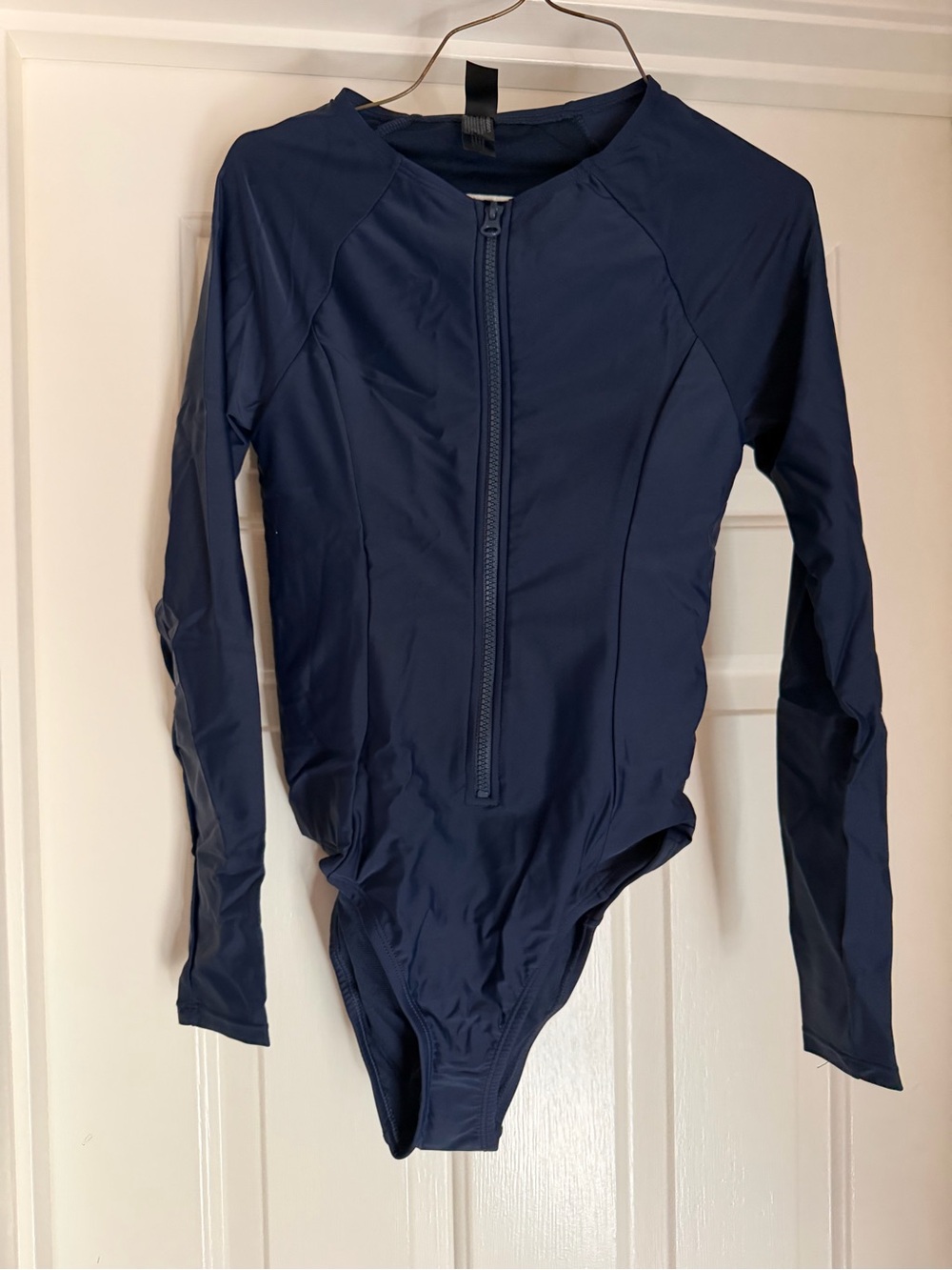 Hurley Navy Long-Sleeve Kids One-Piece with Front Zip